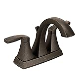 Moen 6901ORB Voss Two-Handle High Arc Bathroom Faucet, Oil Rubbed Bronze [並行輸入品]