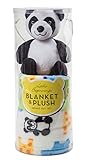 Little Beginnings Blanket and Plush Infant Gift Set, Panda, 30 x 30 by Little Beginnings