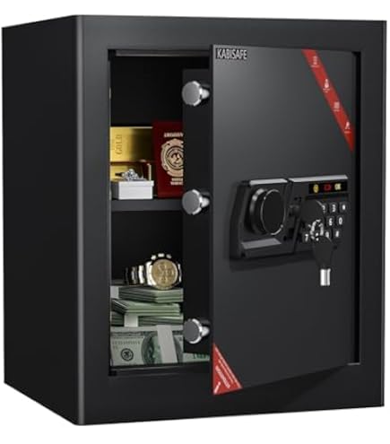 Amazon.co.jp: WASJOYE 金庫 家庭用金庫 テンキー式 電子