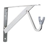 John Sterling RP-0495-CH Heavy Duty Shelf and Rod Bracket, Chrome [並行輸入品]