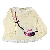【SiShuNon/シシュノン】ボア&チェックポシェット付トレーナー ボア トレーナー ベビー キッズ 女の子 95 15 ホワイト