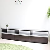 【予約販売6月下旬入荷予定】 テレビ台 ローボード テレビボード 180cm ロータイプ TV台 テレビラック AVボード TVラック AVラック シンプルデザイン おしゃれ 北欧 収納 木製 ダークブラウン TCP332DBR