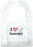 I LOVE スヌーピー☆食事用エプロン（日本製）