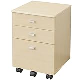 山善(YAMAZEN) サイバーコム サイドチェスト(幅40)3段 ナチュラルメイプルRD-3(NM)