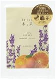 晴香堂(HARUKADO) 木と果 消臭サシェ ラベンダー&オレンジ サシェ 消臭 芳香 商品サイズ:140×200×13(mm)