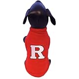 NCAA Rutgers Scarlet Knights Polar Fleece犬スウェットシャツ M