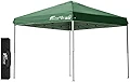 FIELDOOR 組立て簡単!! 2.5ｘ2.5m ワンタッチタープテント グリーン G03 【別売りオプションパーツが豊富】 (高耐水加工＆シルバーコーティング/UVカットコーティング)
