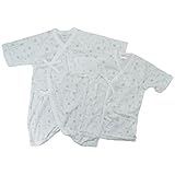 Babbun(バブーン)【日本製】新生児フライスクマ気球Pt肌着セット 短肌着 50cm /サックス コンビ肌着 50cm ~ 60cm /サックス NO.KK-31-5421