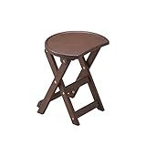 折りたたみ式スツール　　ダークブラウン　ロー