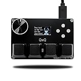 BTXETUEL SayoDevice O3C++ OSUキーボード ラピッドトリガーホールスイッチ 磁気リニアスイッチキーボード ノブとスクリーン付き、コピーペースト、ショットカット、マクロホットスワップミニキーパッド(ブラック)