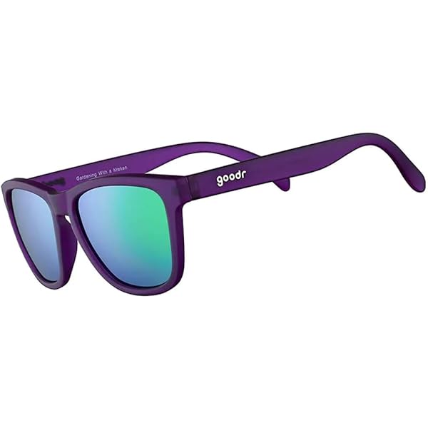 Amazon | Goodr OG サングラス, ブラック///ホワイト, One Size