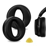 Geekria イヤーパッド互換性 パッド ソニー Sony MDR-Z7, MDR-Z7 M2 ヘッドホンに対応 パッド イヤー/イヤーカッププロテインレザー (ブラック)
