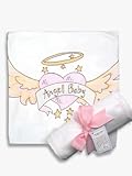 Light of Mine Designs Angel Baby Pink Receiving/Swaddling Blanket by Light of Mine Designs
