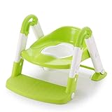 おまる 便座 子ども トイレトレーナー 子供用 赤ちゃん便器 イス型おまる おしこ ウンコ子ども便座 (緑)