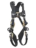 3M DBI-SALA ExoFit NEX 1113330 Full Body Arc Flash Climbing Harness, 4 PVC Coated Alum. D-Rings, Nom