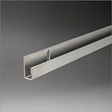 e-kanamono ステンレス安全片長チャンネル(穴明) 8mmx2000mm ヘアライン仕上