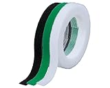 COM-SHOT 【 3色セット 】 マジックテープ式 結束バンド 1.5m 太さ 1cm 2cm DIY 3個セット ガーデニング ケーブル 【 幅1cm 】 MI-TATUBAN-1