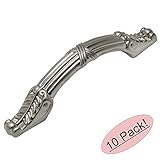 Cosmas 9464snサテンニッケルキャビネットハードウェアハンドルプル – 3 "穴中心 – 10パック