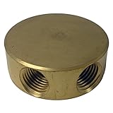 LASCO 16-8091 3-In-1 Air Fitting Manifold for 1/4-Inch Female Pipe Thread Inlet x Three 1/4-Inch Fem