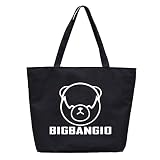 韓流グッズ 可愛 ファッション VIP hiphop BIGBANG ビッグバン MADE GD TOP SOL VI D-LITE バッグ ハンドバッグ (ブラック(D-LITE))