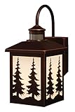 Vaxcel T0183 Yosemite Smart Lighting Wall Light, 8", Burnished Bronze Finish [並行輸入品]