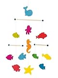 Ocean Animals Wooden Ceiling Mobile by Gollnest & Kiesel KG [並行輸入品]