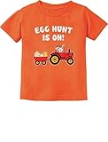 Easter Egg HuntギフトforトラクターLovingキッズ幼児/幼児キッズTシャツ カラー: オレンジ