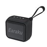 Bluetooth スピーカー 12W 防水スピーカー ブルートゥース ワイヤレススピーカー 小型 IPX7防水 Bluetooth 5.3 Type-C充電 風呂 TWS 二台接続 約20時間再生可能 モバイルスピーカー コンパクト (ブラック)