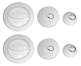 Set of 6シンク、ドレインStoppers、各種サイズ; S、M、L