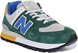 New Balance ML574 - Rugged Green/Royal Blue 10.5 D (M)