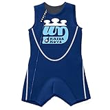 watermove(ウォータームーブ) スイミング用 BABYショートウォーマー WBB36125 ネイビー L/80cm