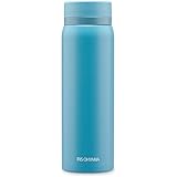 アイリスオーヤマ 水筒 マグボトル スクリュー 500ml スモーキーブルー 保温 70度以上,保冷8度以下を6時間キープ! 温度に合わせた選べる2つの飲み口 シンプルな見た目 洗いやすい お手入れ簡単 真空断熱 オフィスやスポーツにも 朝入れた飲み
