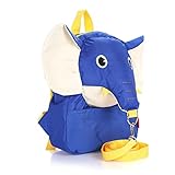 Joyoldelf萌え萌え象ちゃん　迷子防止バッグ　幼稚園バッグ　通園バッグ　可調節ベルト　リード付き　可調節ベルト　外出安全保護　ナイロン　3歳~6歳