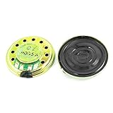 uxcell ダイヤラウンド　マグネットスピーカー　ラジオインターホン用 8 Ohm 0.5W 20mm 　2個