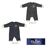 【SiShuNon/FARM】ワイルドバックカバーオール ファーム ワイルド バック ニットキルト カバーオール 80 2 ブラック