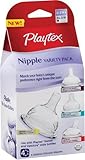Playtex Nipple Variety Kit, Slow Flow, 4-Count by Playtex [並行輸入品]