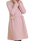 (オーセンティック) AUTHENTIC マタニティ ウェア ワンピース カジュアル 妊婦服 Aライン 産前 産後 お出かけ (M, ピンク)