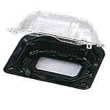 【1200枚】 AP-クリアルーフ S.9H BLW.2C 底黒・蓋透明 133×102×51mm ミニトマト アメリカンチェリー 用 容器 CP003721 エフピコチューパ カ施代不