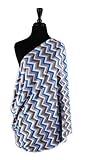 Itzy Ritzy Nursing Happens Infinity Breastfeeding Scarf, Blue Skies Chevron by Itzy Ritzy