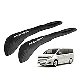 YiluGS トヨタ に適用 ノア 刺繍ロゴ左右対称設計 隙間クッション PUレザー シートサイド隙間埋め 完璧にフィット 落下防止 車用シートサイドクッション カー用品 内装パーツ 運転席+助手席 2本セット（ブラック）