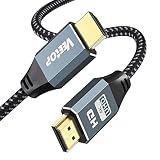 4K HDMIケーブル hdmi2.0規格 4K 60Hz 2K 144Hz 4096×2160p UHD 3D HDR 18Gbps ARC 高速イーサネット対応 hdmi ケーブル プレミアムハイスピード パソコンの画面をテレビに映す Apple TV,Fire TV Stick, PS4/PS3, Xbox,PCモニター,Nintendo Switchなどに適用 Veetop (7m)