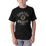 NHL Boston Bruins Scrum Basic Tee、ジェットブラック L ブラック