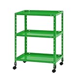 NBLK-2640 幅60×奥行40×高さ81cm 3段 グリーン 80㎏/全