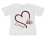 ミシシッピ州ブルドッグLoveベビー/幼児用Tシャツ