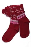 Weri Spezials Baby and Children Tights, Dark Red, Ethno, Size: 2-3 years (92/98) by Weri Spezials