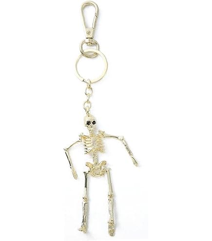Amazon.co.jp: レトロ あの懐かしい 骸骨 ガイコツ キーホルダー
