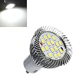 Gu10 7W 640Lm Pure White 16 Smd 5630 Led Light Bulbs Lamps (Usa)