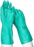 Ansell Sol-Vex 37-145 Nitrile Glove, Chemical Resistant, Straight Cuff, 13 Length, 11 mils Thick, Sm