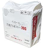 ベコラード 万能ワイパー 1800枚入り 2x ケースセール 70G 厚型 0.55mm 不織布素材 350x350mm 1/4折り 50枚入 x 36パック (36)