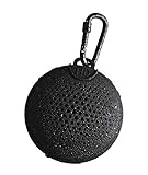 Amazon Alexa対応 ポータブルスピーカー【完全防水（IPX7）海や山などのレジャーからお風呂まで幅広いシーンで「アレクサ」が使用できます】Boompods Aquablaster / Bluetooth（ブルートゥース）4.2 でスマホと接続 / iPhone & Android対応 / 外出先から自宅の家電を操作 / 4種類のアタッチメント付き、サイクリング、登山、様々なアウトドアシーンで活躍します / ブラック